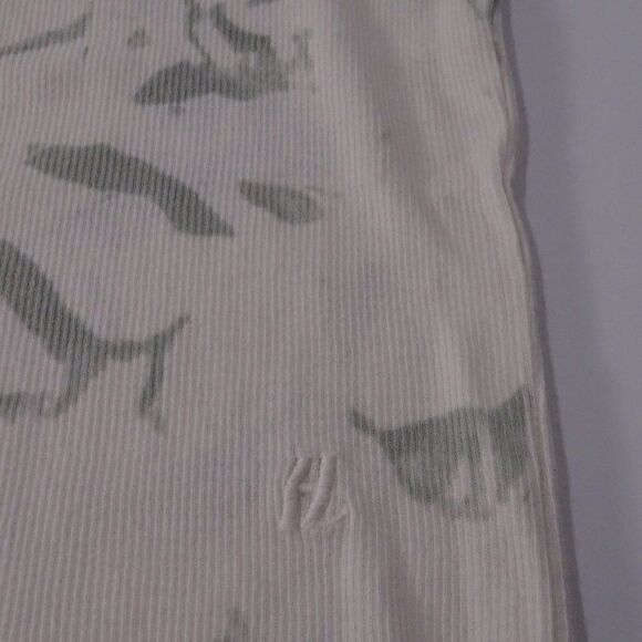 Helmut Lang RIBBED CLOUD-DYED TEE Shirt Sz XXS NWT 160 Iceberg - Picture 8 of 11